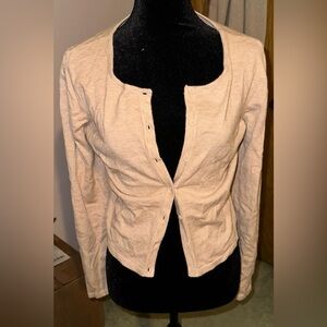 GB cropped cardigan sweater